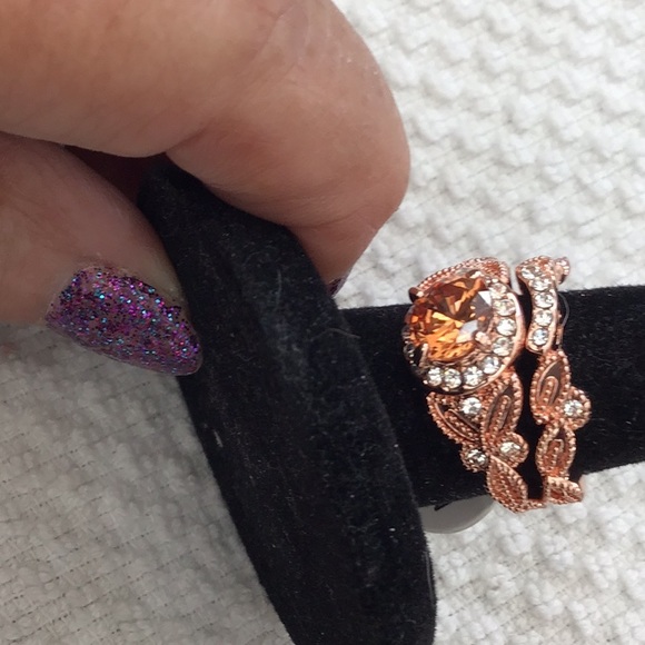 New Morganite Ring Set - Picture 2 of 9